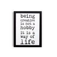 Being creative is not a hobby - Tavla