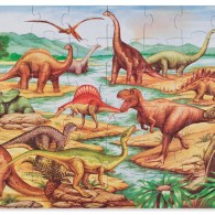 Leksaker golvpussel - Dinosaur