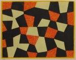 11) Puzzel, 27x34 cm, träsnitt, u.100