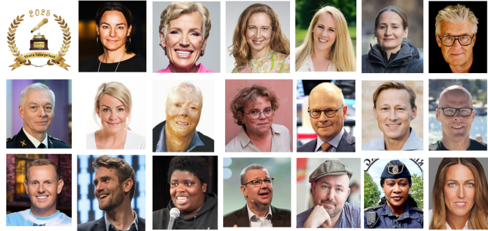 De nominerade 2025 De nominerade 2025