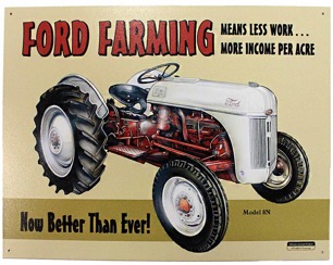 Ford Farming Skylt