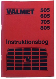 Instruktionsbok Valmet 505 - 805