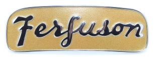Emblem Ferguson 35 front - Guld