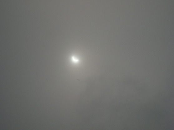 Solförmörkelse 20 mars 2015 sedd från Kåvan