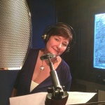 Annette sjunger i studion!