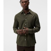 Light Flannel Slim Shirt / Forest Green