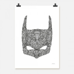 Batman svart på vit