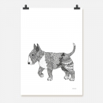 Hund Bullterrier
