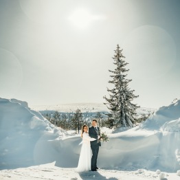 vinterbröllop, fotograf Marika T Styhr