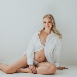 avskalad gravidfotografering, Borlänge
