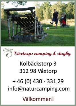 Fotbollsgolf på Våxtorps Camping och Stugby