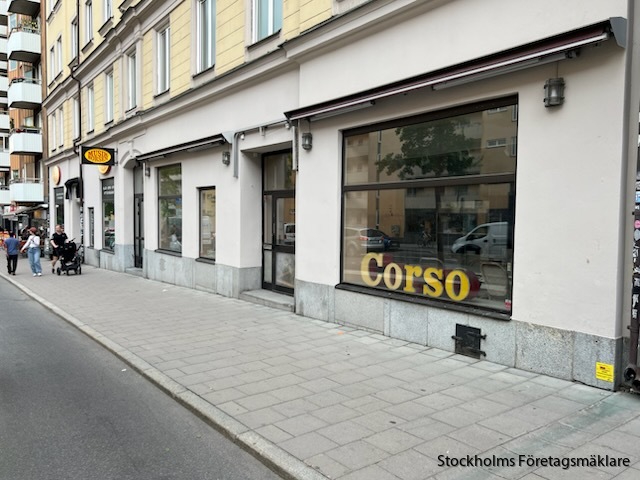 Rest.lokal med högt i tak & full köksutrustning. bild 1