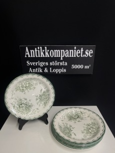 62241. Grön Anna 6st tallrikar