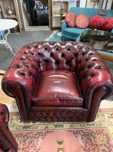 62881. Chesterfield fåtölj