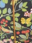 6305. Teak skåp, tapetserat Josef frank
