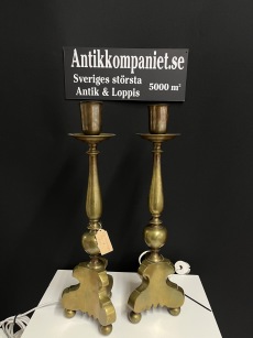63921. 1 Par mässing lampor
