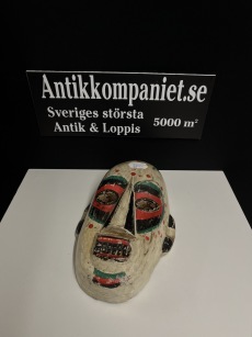 63981. Mask Bemålad trä