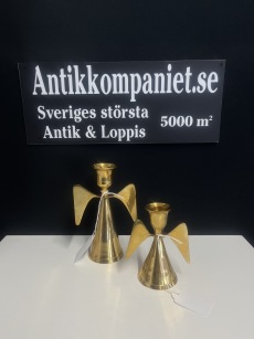 71621. Ljusstakar mässing 1 par