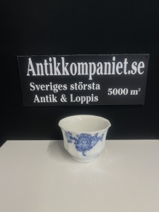 71691. Blå blomster skål