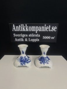 71701. Ljusstakar 1 par blå blomster