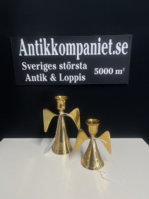 71621. Ljusstakar mässing 1 par