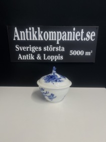 71711. Sockerskål Blå blomster