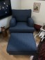 71971. Fåtölj & Fotpall