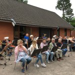 18 juni 2018 Friluftskonsert med korvgrillning utanför Bjuvs musikhus