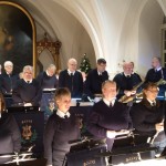 Adventsgudstjänst 2022 i Norra Vrams kyrka, musik Bjuvs Musikkår