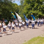Sveriges Nationaldag 2023 Bjuvs Musikkår, Billesholms Musikkår, Skromberga Blåsorkester, SBO Drill
