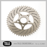 Sprocket brake rotor 48 teeth 4 piston