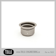 Gas cap socket for HD-thread
