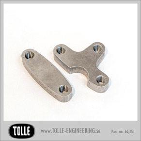 Mounting Tabs for fotcontrols on Harley frames - Mounting Tabs