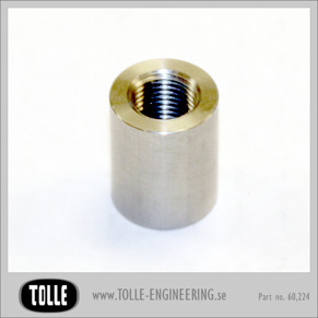 Threaded bung M10x1 Stainless - M10x1 Stainless threaded bung