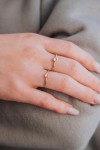 Ring, Small Knappkorall, 18k Guld