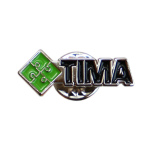 TIMA 2D koppar silverpläterad metallmärke HI