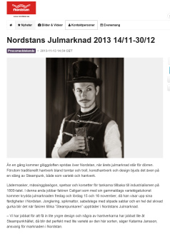 Nordstan press. Göteborg 2013