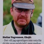 Stefan Yngvesson mörkar lite.
