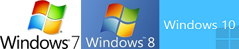 Anpassad för Windows 7, 8 och 10 Anpassad för Windows 7, 8 och 10