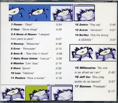 Comp.CD med låten "No One Is As Afraid As I Am " (1997)