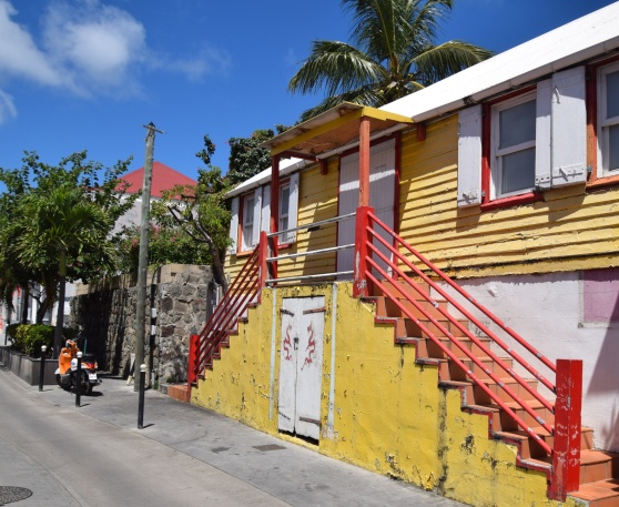 Den gamla svenska lärarebostaden i Gustavia på St Barth. Den gamla svenska lärarebostaden i Gustavia på St Barth.