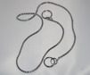 Halsband, snakelänk - Halsband, snake förn