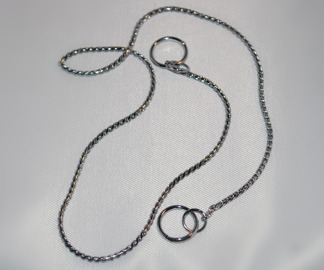 Halsband, snakelänk  2,5 mm 50 cm - Halsband, snake 2,5 mm 50 cm