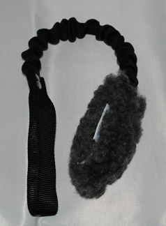 Fårskinnsleksak expander 10x6 m PIP - Fårskinnsleksak expander 10x6 grå pip svart handtag