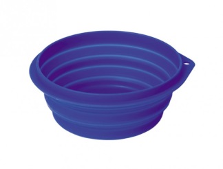 Reseskål Silikon - Reseskål Silikon - 1000ml - Blå