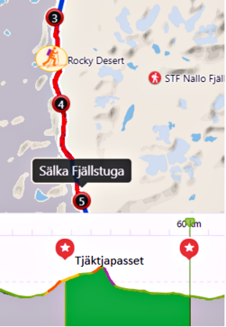 Etapp 4: Tjäktja - Sälka, 13 km