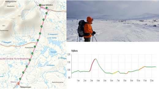 Stage 4: Helags - Fältjägarn, 13 scenic  kilometres  offering magic 360 degree views .