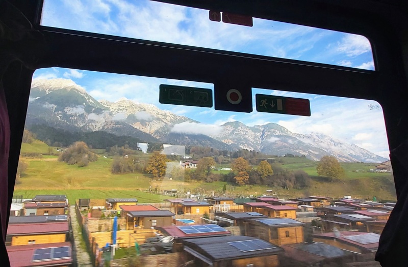 Resan mellan Innsbruck och Verona passerar Brennerpasset.