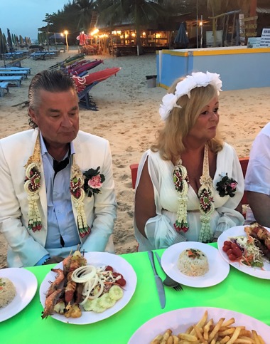 Bröllopsmiddag på Stranden Bröllopsmiddag på Stranden