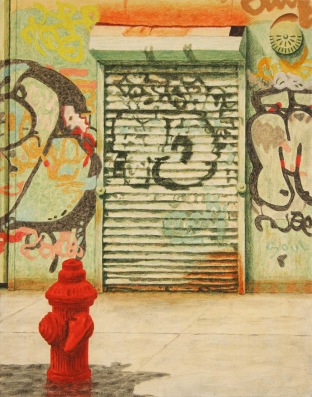 Fire hydrant, 2011, oil on canvas, 32x25cm